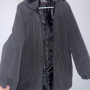 Totes Charcoal coat winter